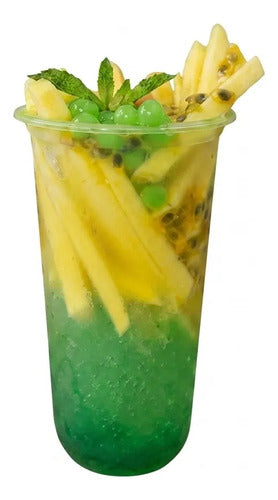 Vaso Desechable Tipo U - 22 Onzas X 50 Unidades Transparente