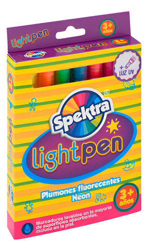 Plumón Neón Fluorescente Spektra Caja X 6 Colores 6 Colores