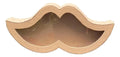 Caja Decorativa En Cartón  Para Regalo Forma Bigote  Kraft