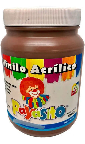 Vinilo Acrílico Payasito 1000gr Kilo Color Cafe