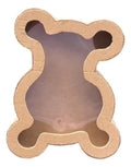 Caja Decorativa En Cartón  Para Regalo Forma Oso Kraft Oso