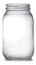 12 Pcs Frascos De Vidrio Conservas Con Tapa 500 Ml Transparente