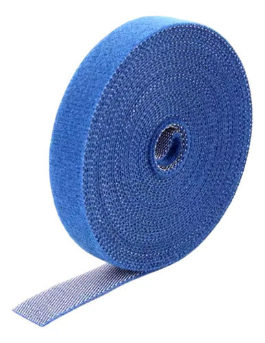 Velcro Organizador Amarra Cable 10mm X 1 Metro - 12 Rollos
