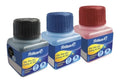 Tinta China 15 Ml Pelikan Negro, Azul Y Rojo