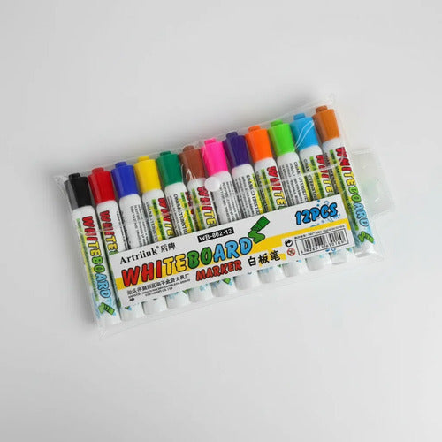 Marcador Borrable Caja X 12 Colores 12 Colores
