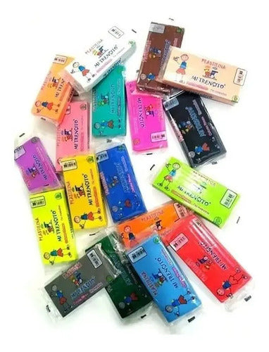 Plastilina Barra Mi Trensito Libra X 6 Colores