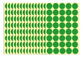 Rotulo Adhesivo Redondo Verde 1.9 Cm X 160 Pcs Verde