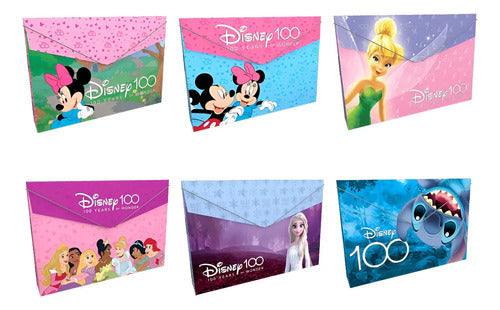 Carpeta Fuelle Estampada Primavera Con Caucho - 6 Unidades