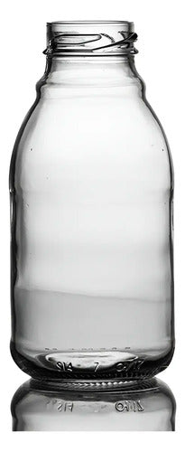 18 Pcs Frasco Envase De Vidrio Conservas, Decoración 280 Ml Transparente