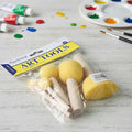 Ponceador Brocha Redonda Espuma Kit X 5 Pcs Amarillo