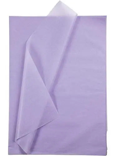 100 Pcs Papel Seda Lila Lila Liso