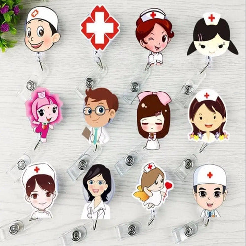 12 Unidades Porta Carnet Enfermeria Medicos