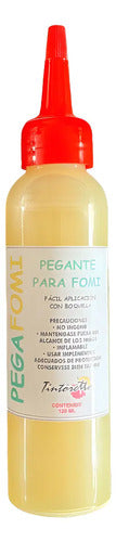 Pegante Pega Foami Fomi Con Boquilla Fácil Aplicación 120ml Amarillo