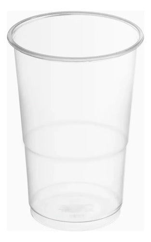 Vaso Plástico Reciclable Gold 16 Oz X 50 Unidades Transparente