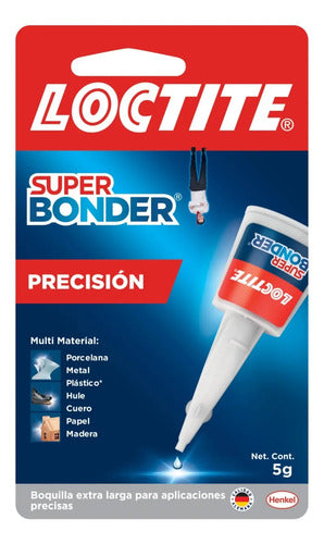 Súper Bonder 5g Precisión Pegante Instantáneo Loctite