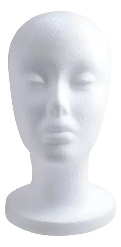 Cabeza De Icopor 25x15cm Blanco