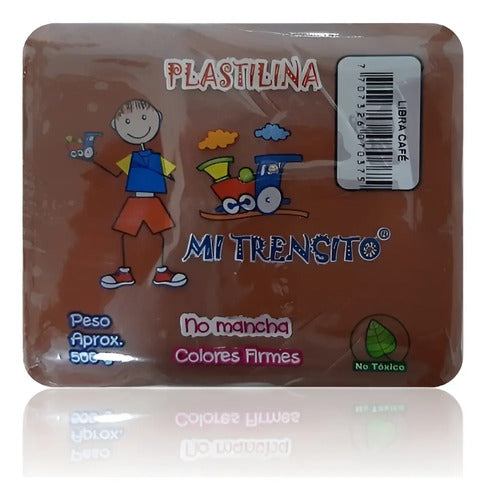Plastilina Barra Mi Trensito Cafe 500gr Café