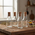 4 Pcs Frascos Vidrio Con Corcho Conservas 100 Ml