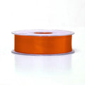 Cinta Naranja Raso Tela Satín Moños 50 Mts X 2.5 Cm  Naranja