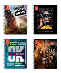Cuaderno 5 Materias Pequeño Argollado Hombre 150 Hojas