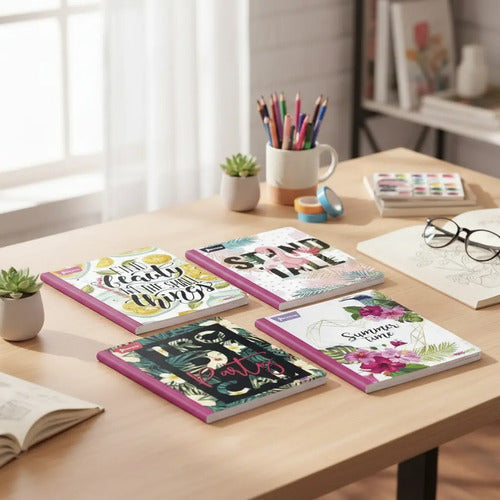 Cuaderno Grande Cosido Rayado 100 Hojas X 18 Unidades