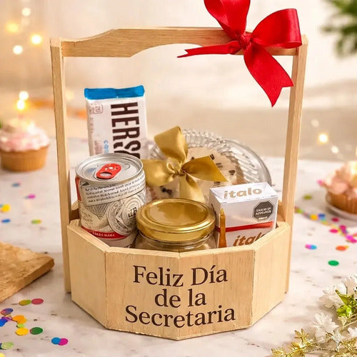 Ancheta Regalo Canasto Día De La Secretaria
