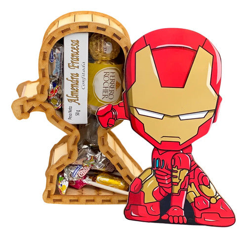 Regalo Caja Iron Man Rojo