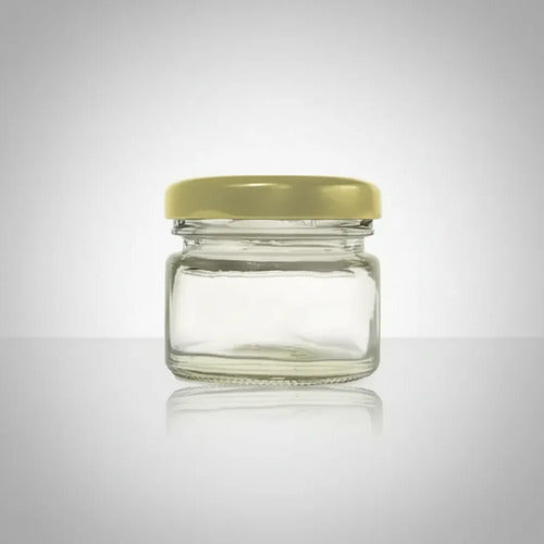 12 Pcs Frasco De Vidrio Pequeño Conservas, Decoración 30 Ml Dorado