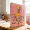 Folder Estamapado 1/2 Media Carta - 1 Pulgada Mujer