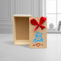 Caja Tapa Corrediza Madera Regalo Amor Y Amistad 25x15x9.5cm Madera Amor Y Amistad