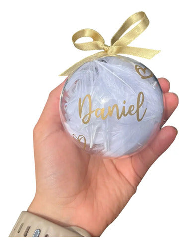 Bola Esfera Navideña Personalizada 8cm