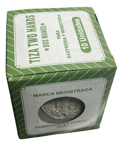 Tiza Two Hands Para Sastre Y Modisteria Blanco X 50 Und Blanco