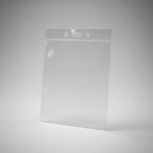 Escarapela Tipo Periodista 15x11cm - 900 Unidades Transparente