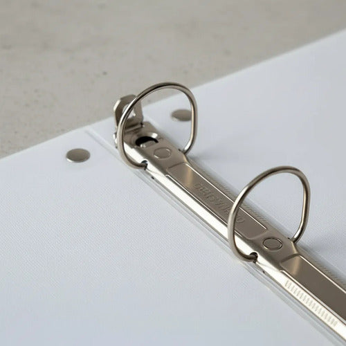 Pasta Catalogo Folder 1/2 Media Carta - 1 Pulgada Blanco