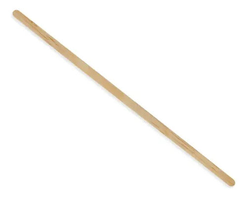 Mezclador Madera Plano Bebidas 17cm X 1.000 Unidades Madera