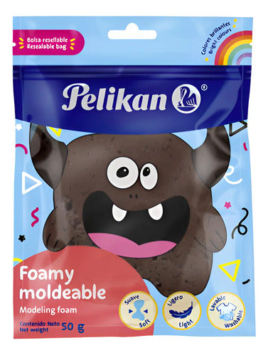 Foamy Moldeable Lavable Pelikan 50gr Color Cafe Café