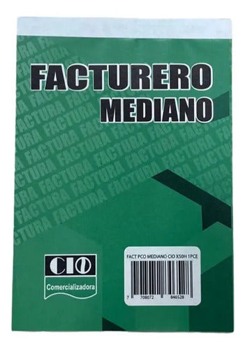 Facturero Mediano X 50 Hojas - 12 Unidades