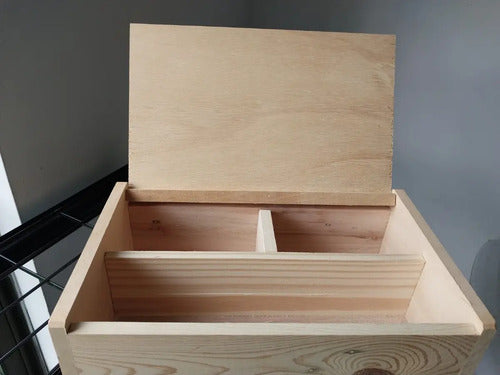 Caja Decorativa Para Vino Madera Para Regalo 34x20x10 Cm  Madera