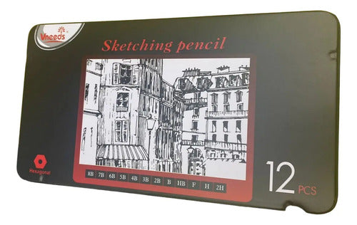 Lapices De Dibujo Estuche X 12
