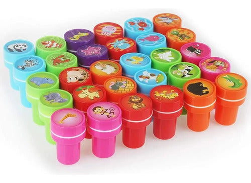 Sellos Infantiles Estampados Didácticos X 50 Unidades