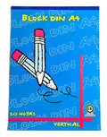 Block Din A4 Milimetrado 20h  Blanco