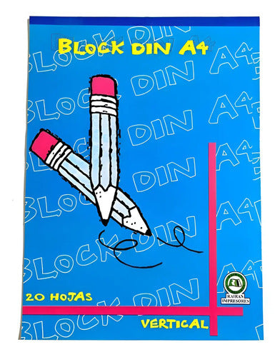 Block Din A4 Milimetrado 20h  Blanco