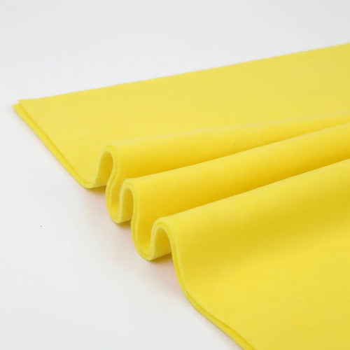 Tela De Fieltro Amarillo 100 X 70 Cm Amarillo