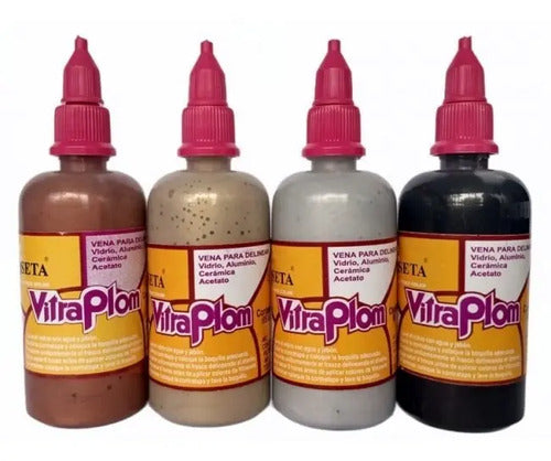 Vitraplom Roseta 65 Ml Surtido X 4 Colores Surtido