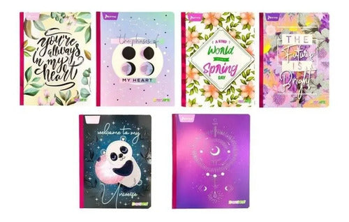 Cuaderno Grande Cosido Ferrocarril 100 Hojas X 6 Unidades