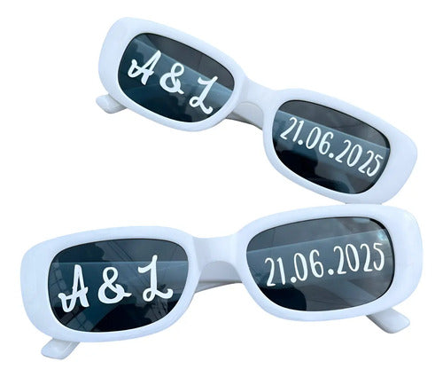 Gafas Personalizadas Boda Matrimonio X 10 Unidades