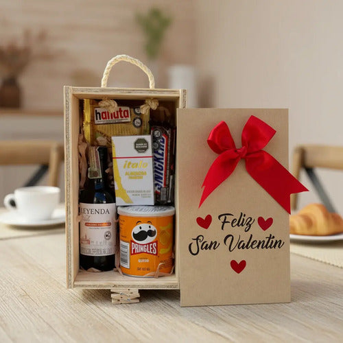 Regalo San Valentín Caja Madera