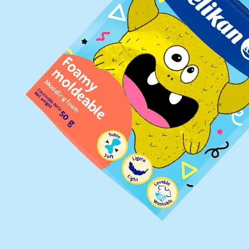 Foamy Moldeable Lavable Pelikan 50gr Color Amarillo