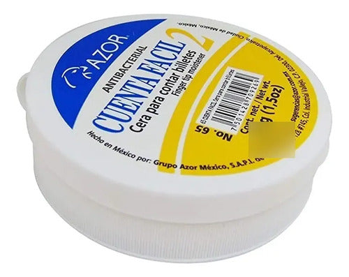 Humedecedor Dactilar Cuenta Fácil X 42 Gr Azor X 3 Unidades