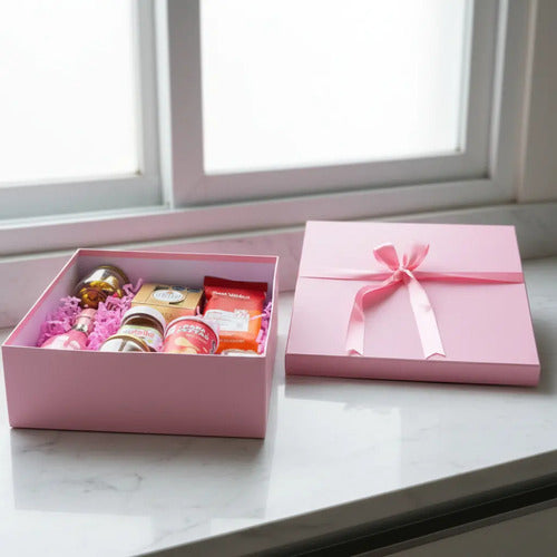 Regalo Ancheta Rosa Caja De Lujo